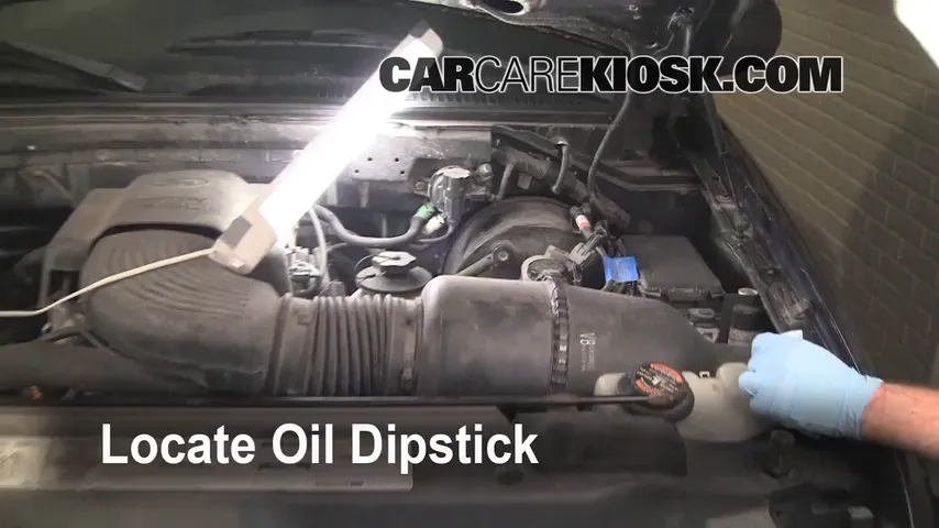 1999 Ford F-150 XLT 4.6L V8 Extended Cab Pickup (4 Door) Oil Check Oil Level